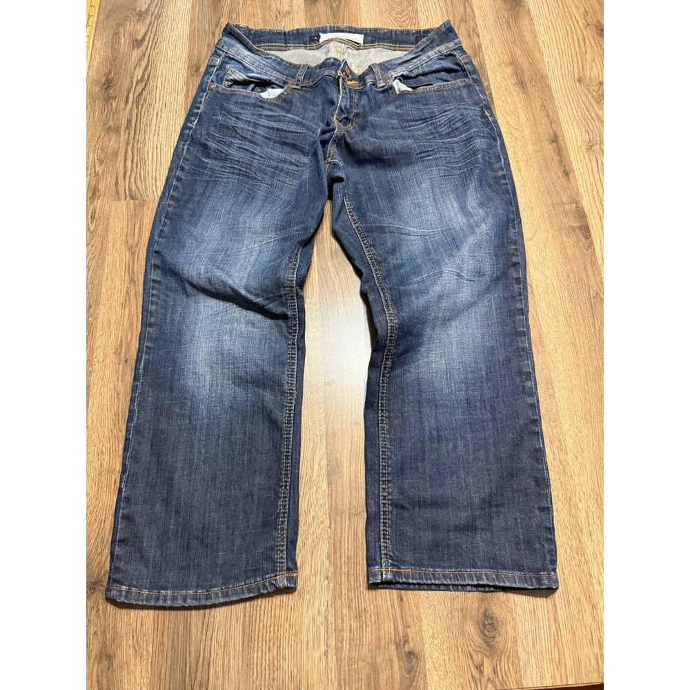 Vigoss Collection Jeans Women's Size 14 Blue Denim Capri 5-Pockets Casual